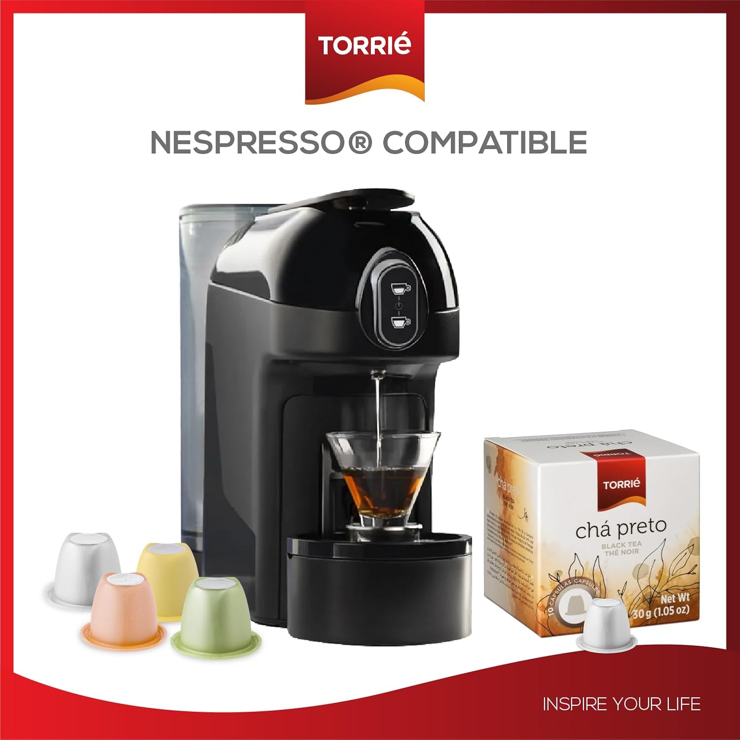 Black Tea Nespresso® Compatible Coffee Machine Pods