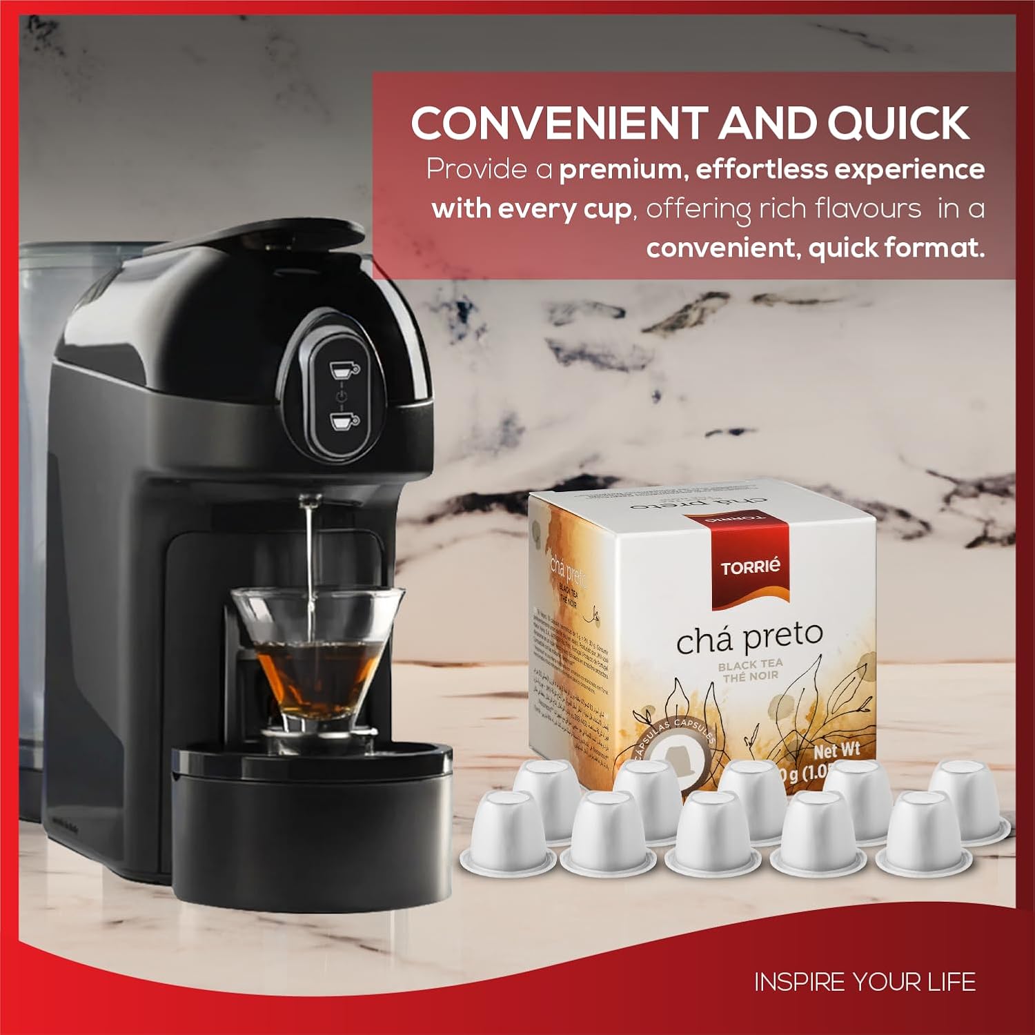 Black Tea Nespresso® Compatible Coffee Machine Pods