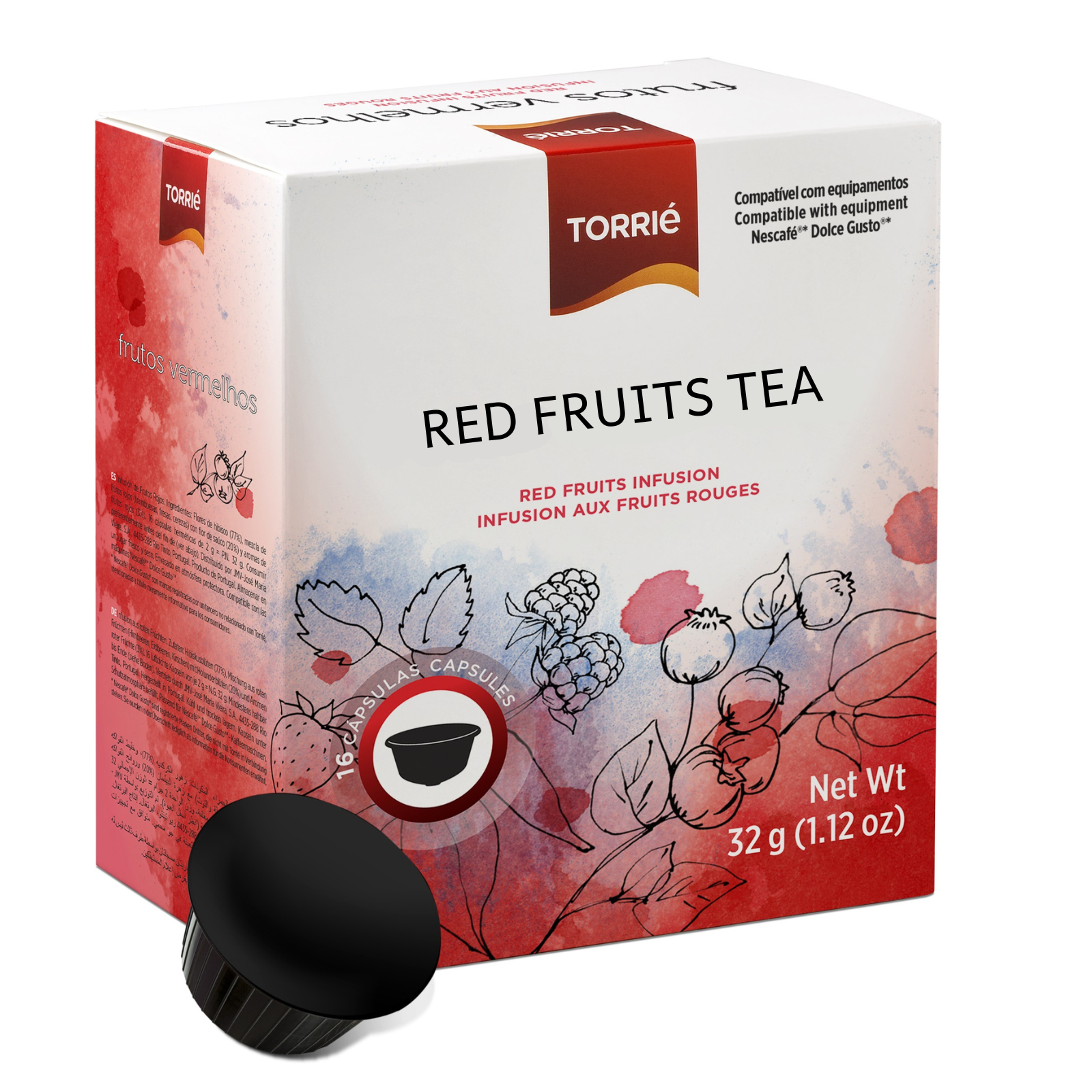 Red Fruit Tea - Dolce Gusto® Compatible Coffee Machine Pods