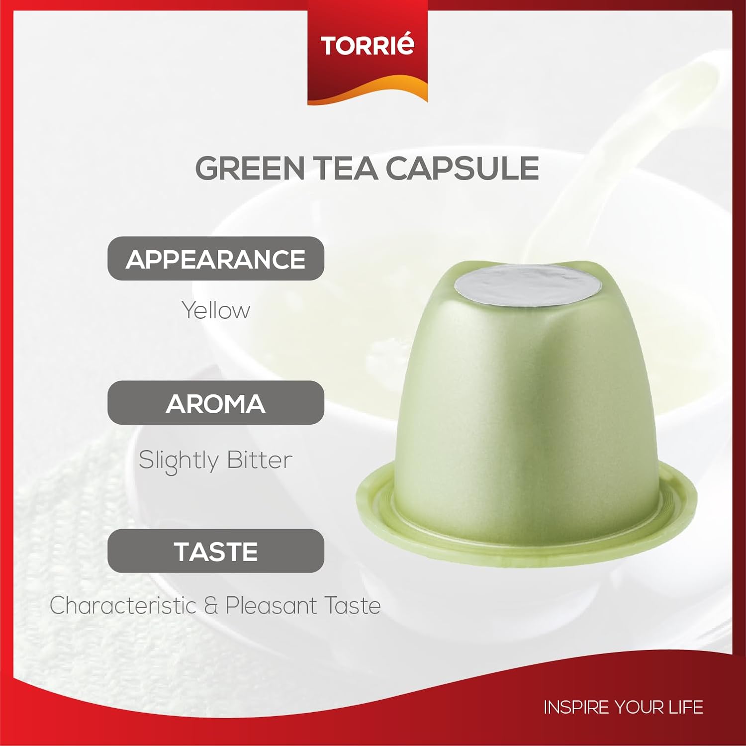 Green Tea Nespresso® Compatible Coffee Machine Pods