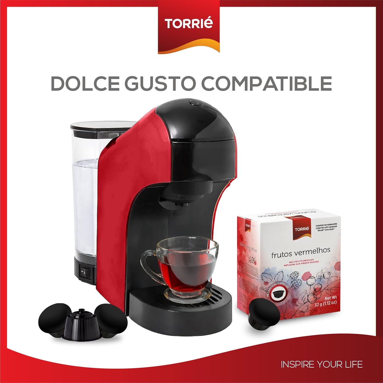 Red Fruit Tea - Dolce Gusto® Compatible Coffee Machine Pods