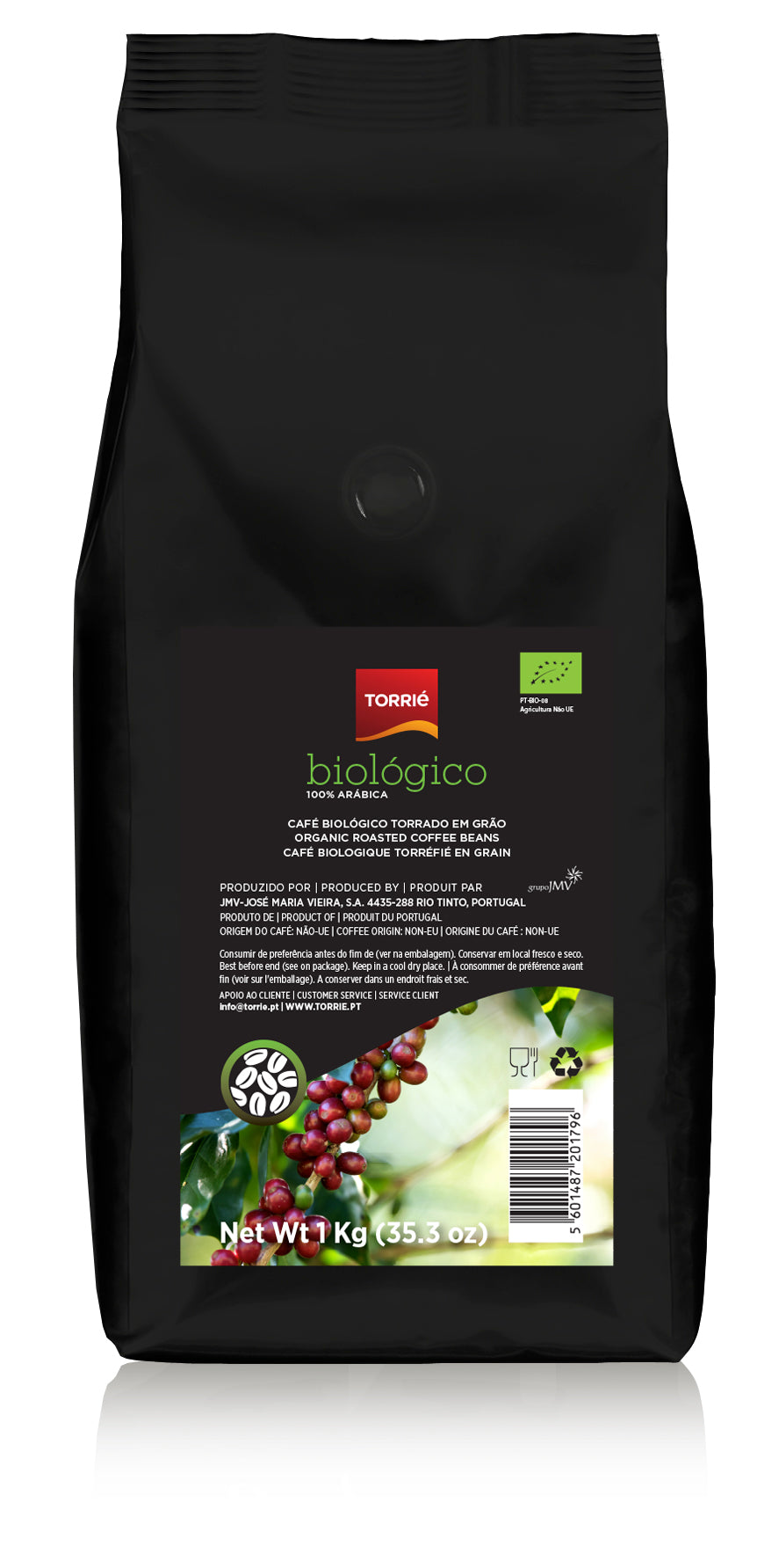 Organic 100% Arabica Coffee Beans 1kg