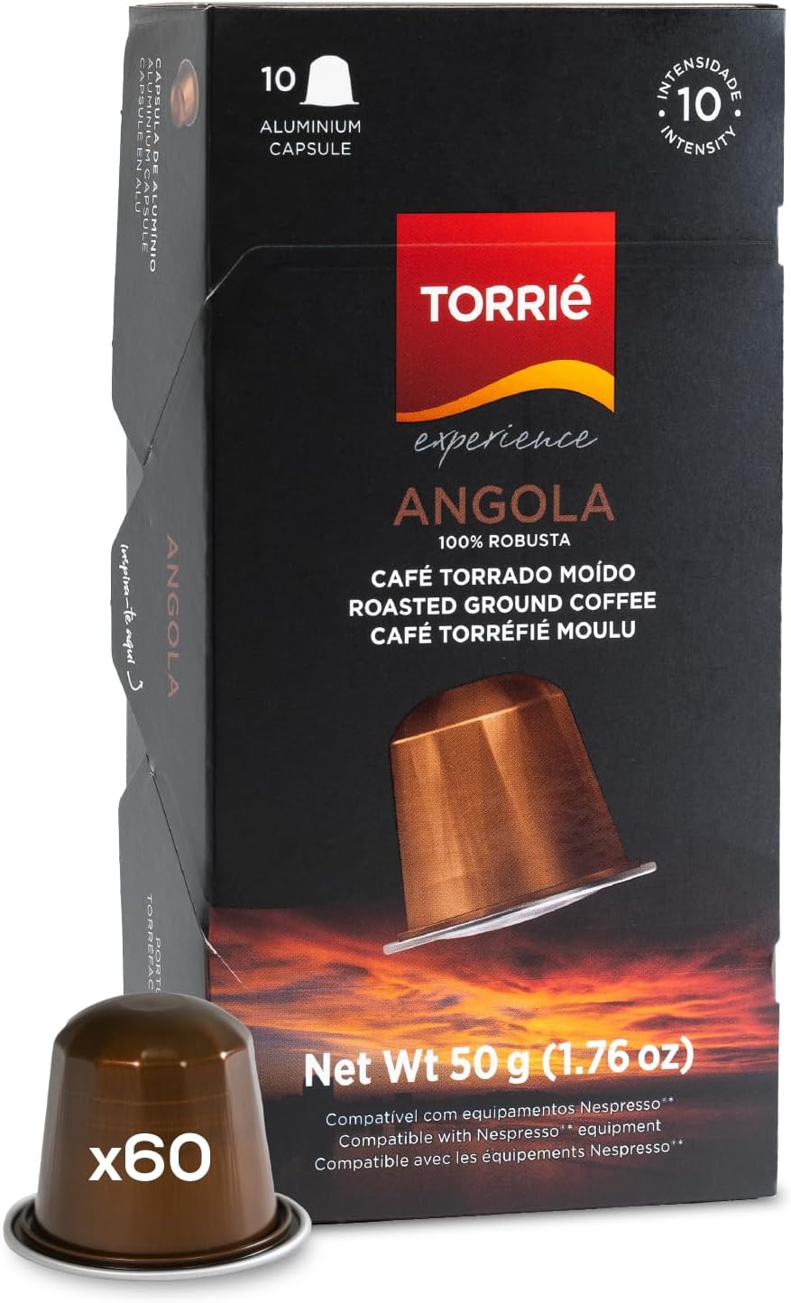 Angola Aluminium Nespresso® Compatible Coffee Pods