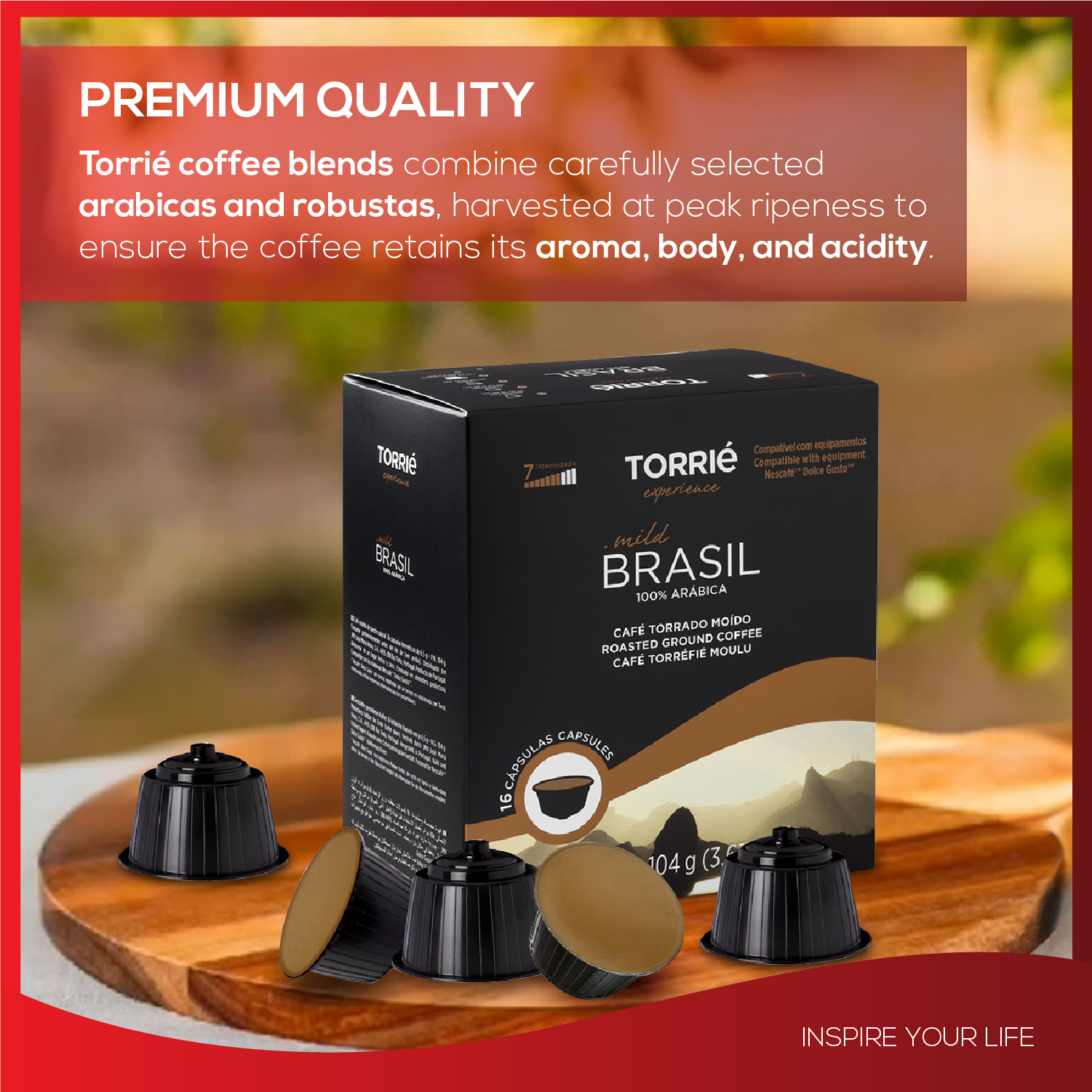 Brazil - Dolce Gusto® Compatible Coffee Pods