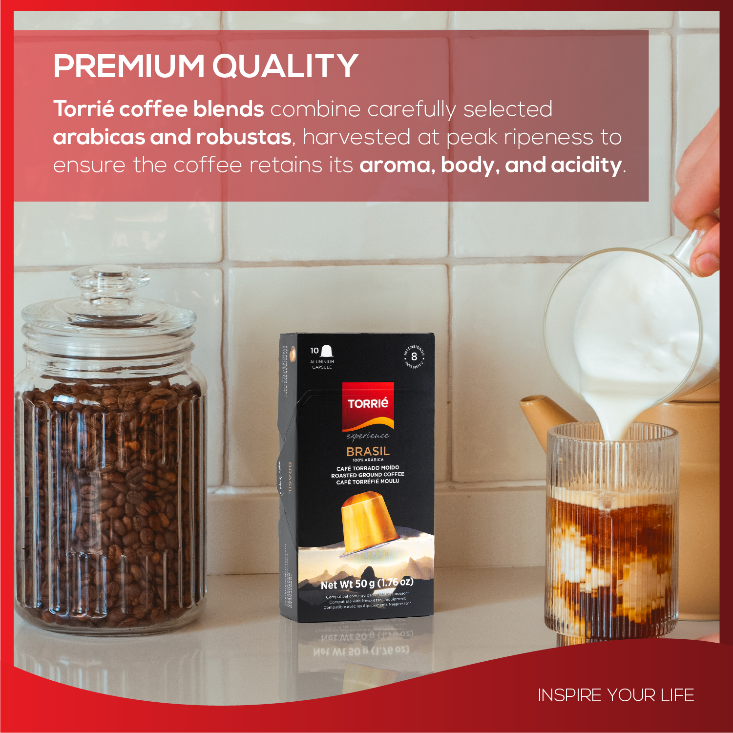 Brazil Aluminium Nespresso® Compatible Coffee Pods