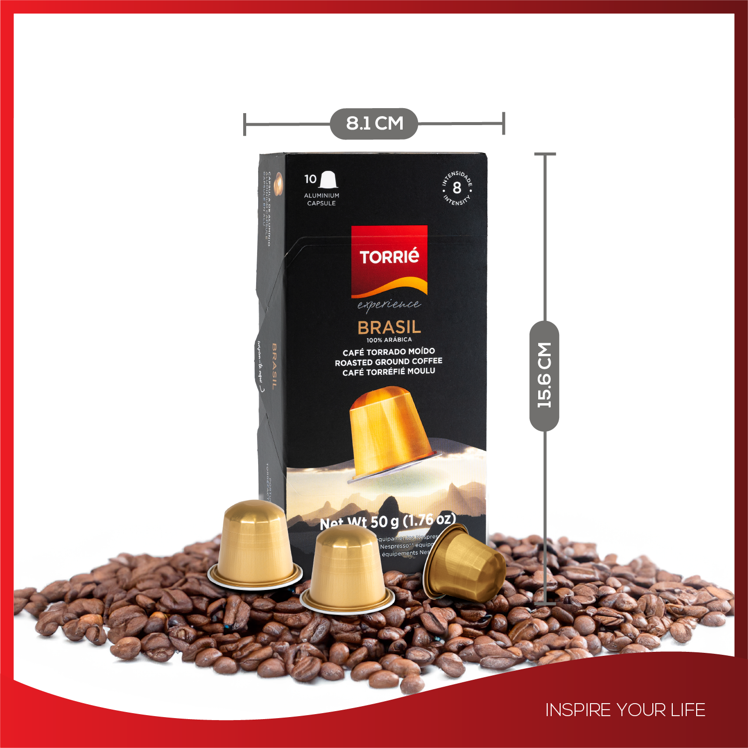 Brazil Aluminium Nespresso® Compatible Coffee Pods
