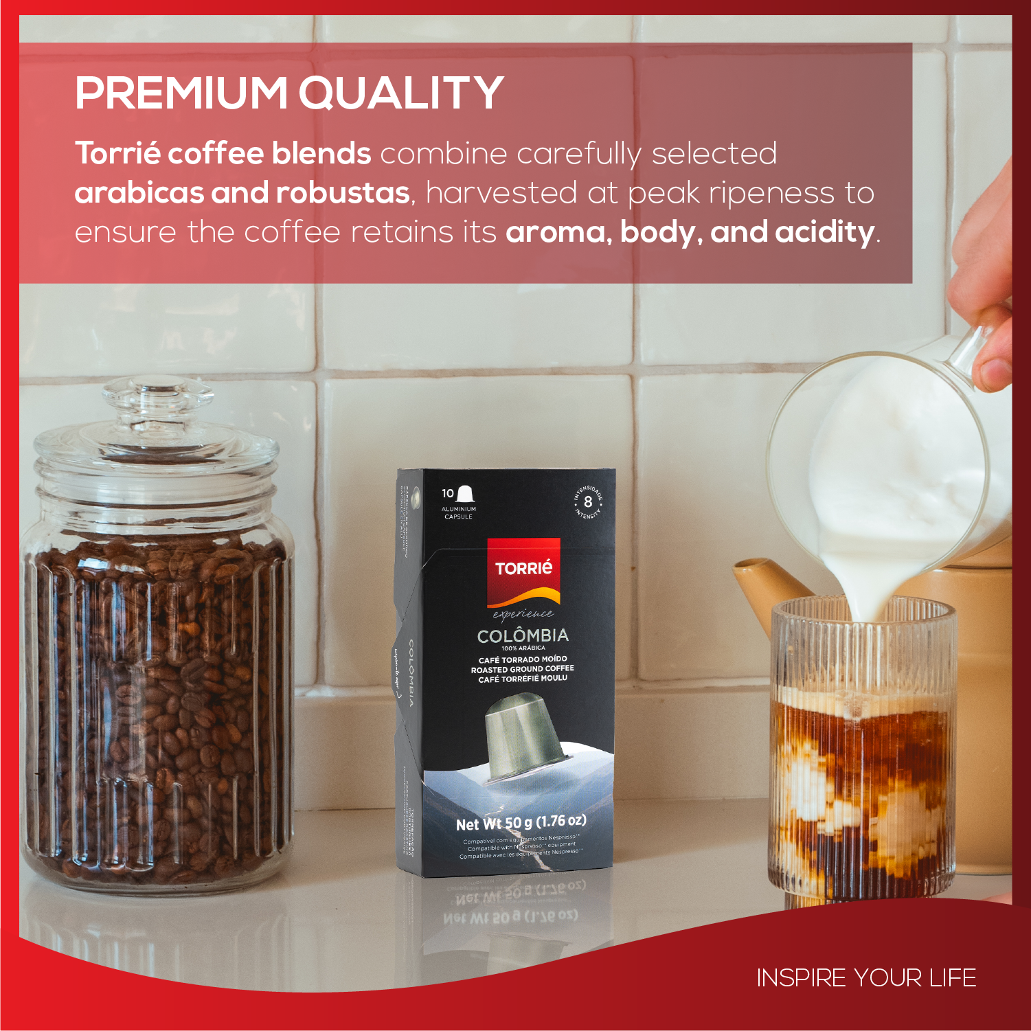 Colombia Aluminium Nespresso® Compatible Coffee Pods