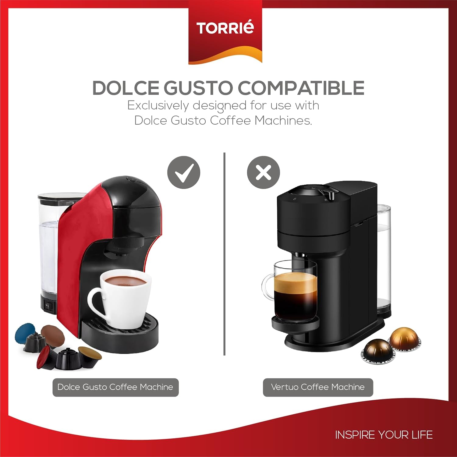 Dolce Gusto Compatible Recyclable Hot Chocolate Pods Light Flavour