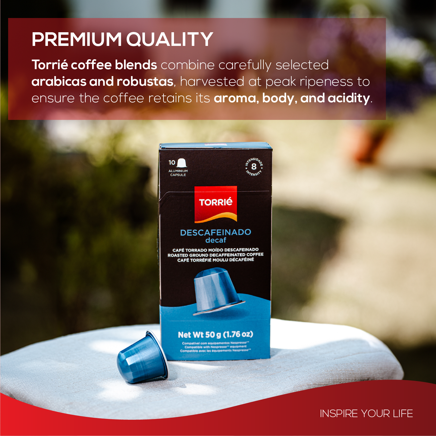 Decaf Aluminium Nespresso® Compatible Coffee Pods