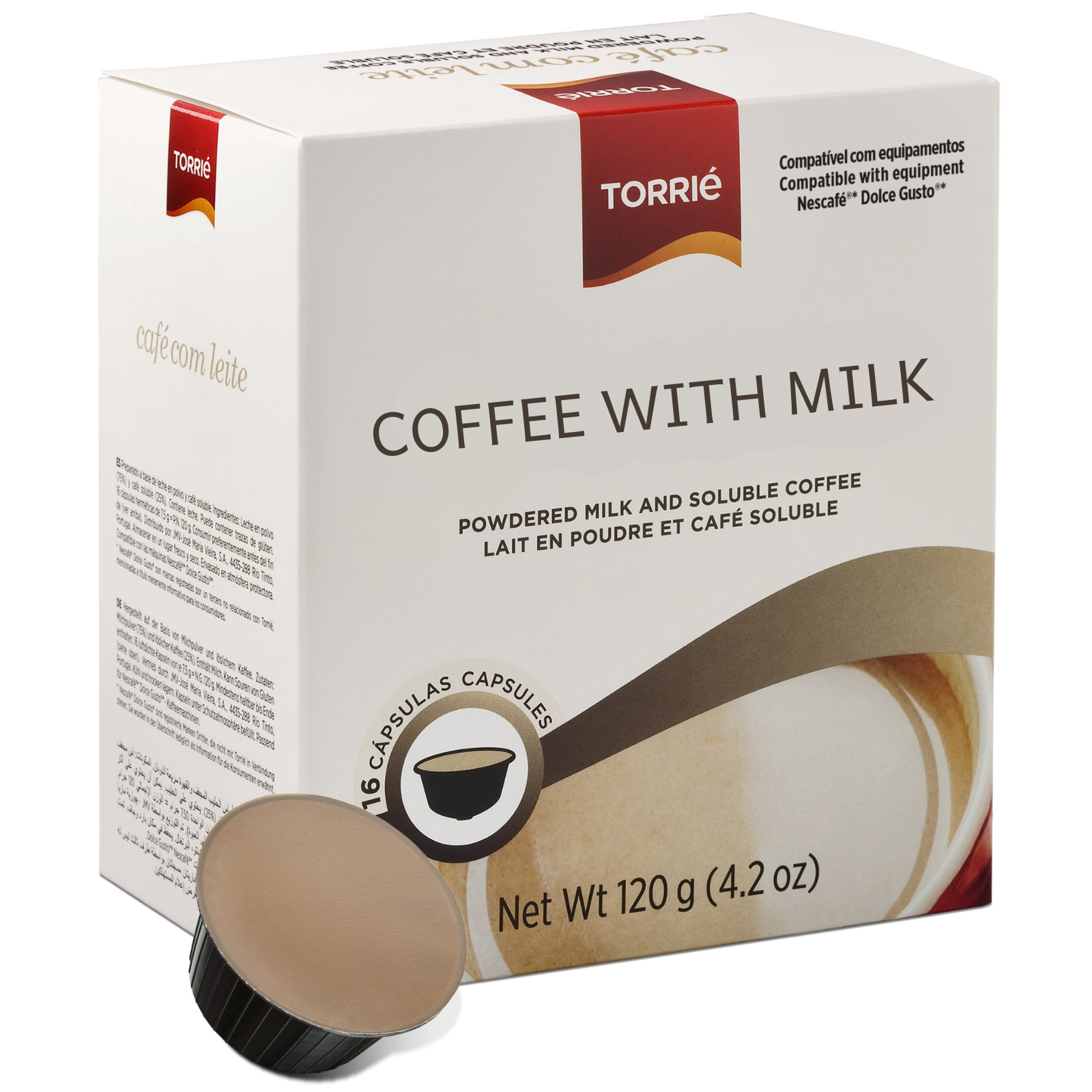 Instant Coffee with Milk - Dolce Gusto® Compatible Pods
