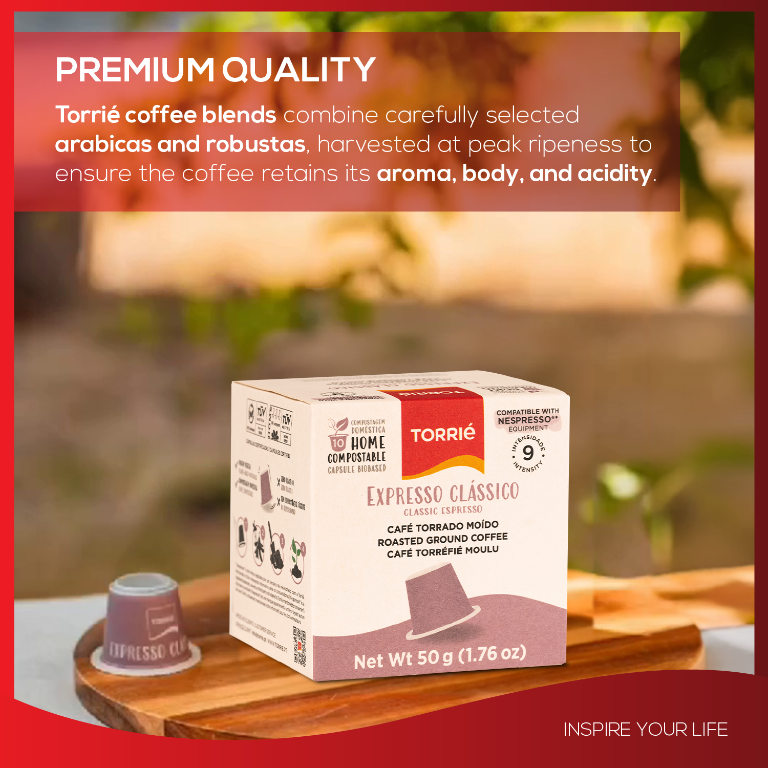Home Compostable - Classic Taste - Nespresso® Compatible Biodegradable Coffee Pods