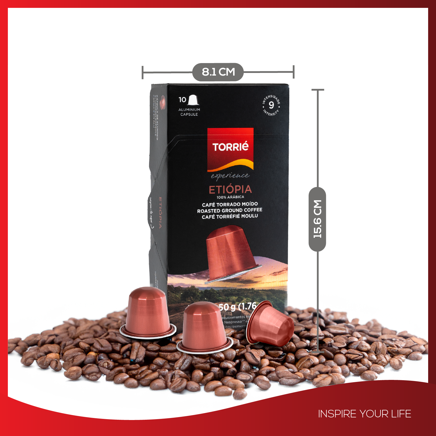 Ethiopia Aluminium Nespresso® Compatible Coffee Pods