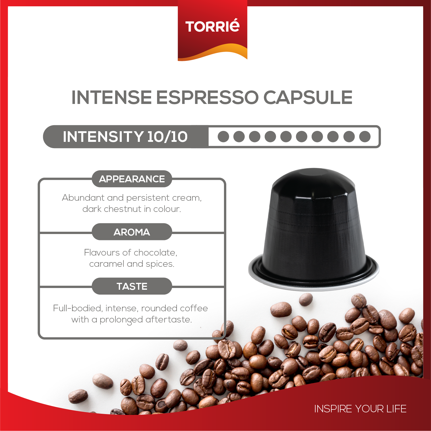Intense Aluminium Nespresso® Compatible Coffee Pods