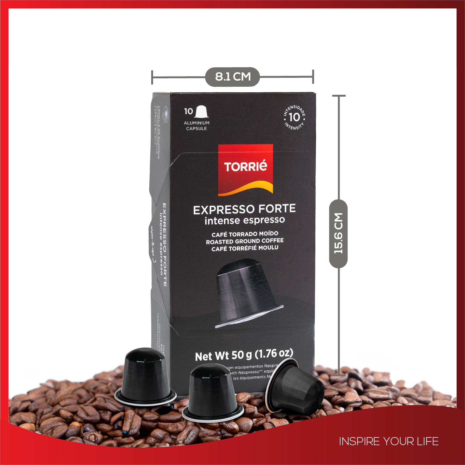 Intense Aluminium Nespresso® Compatible Coffee Pods
