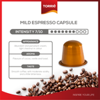 Mild Aluminium Nespresso® Compatible Coffee Pods