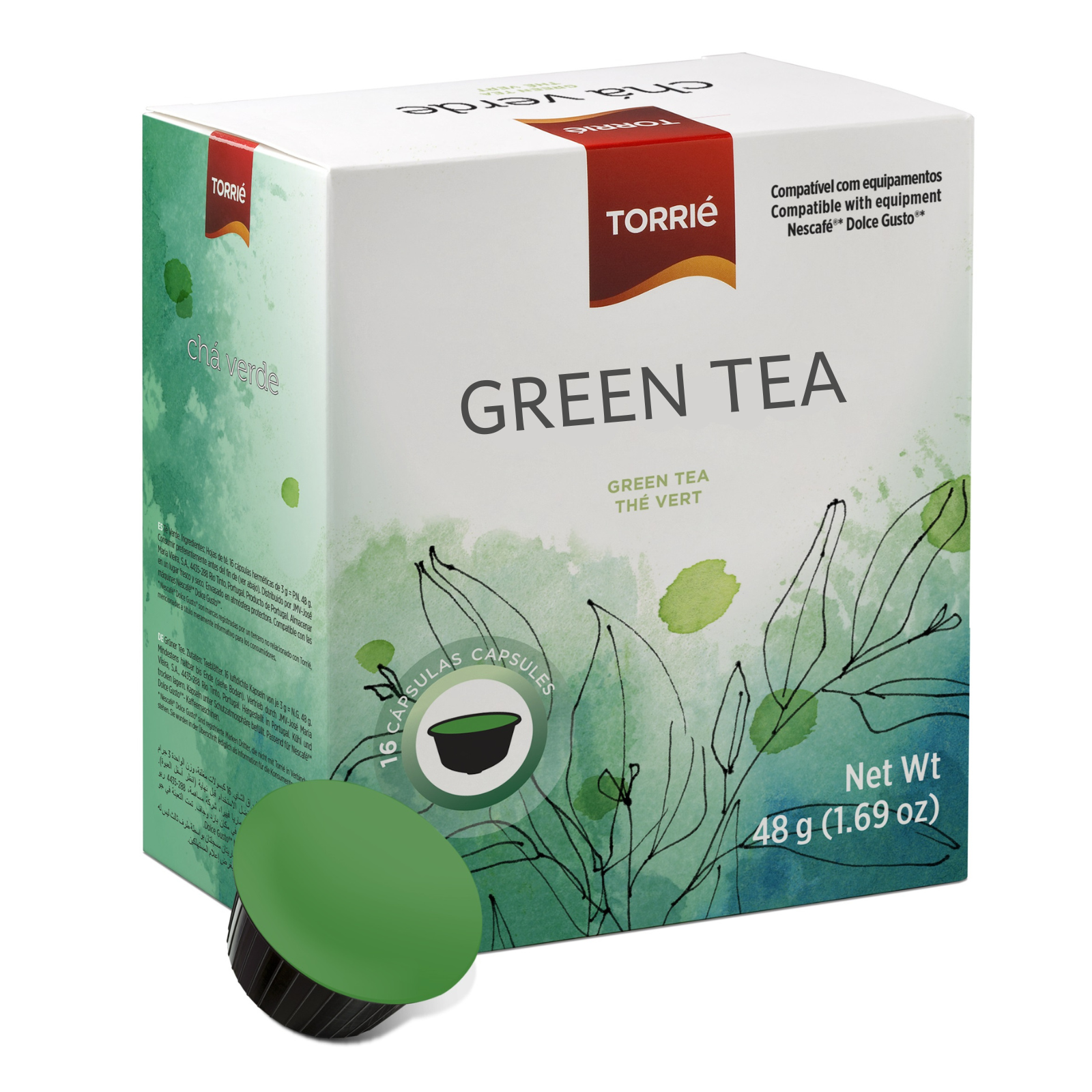 Dolce Gusto Compatible Green Tea, Lemon, Fruit & Herbal Tea Tasting Pack Variety Blend