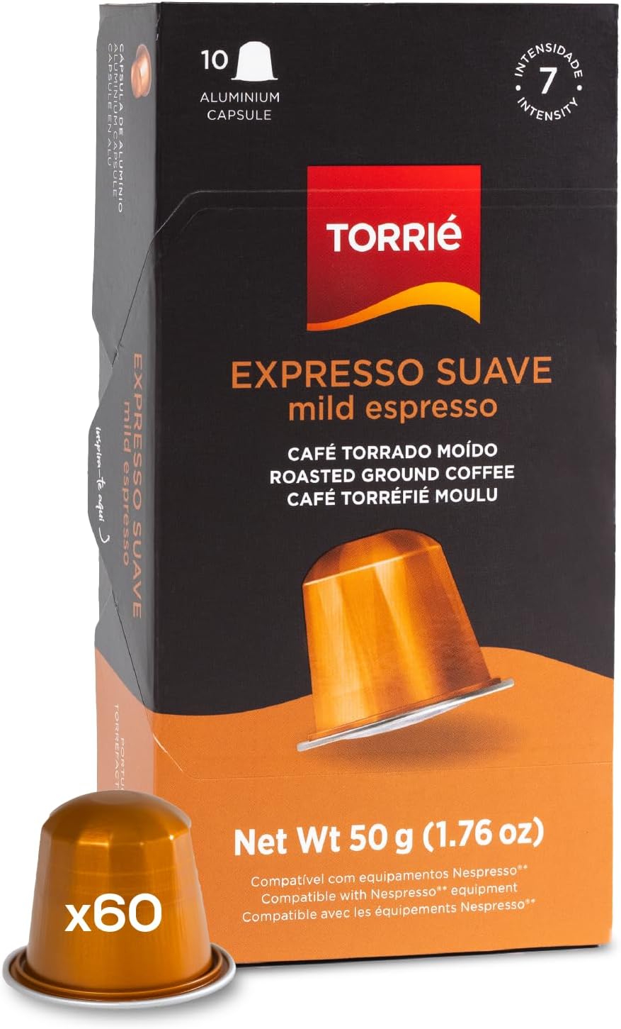 Mild Aluminium Nespresso® Compatible Coffee Pods
