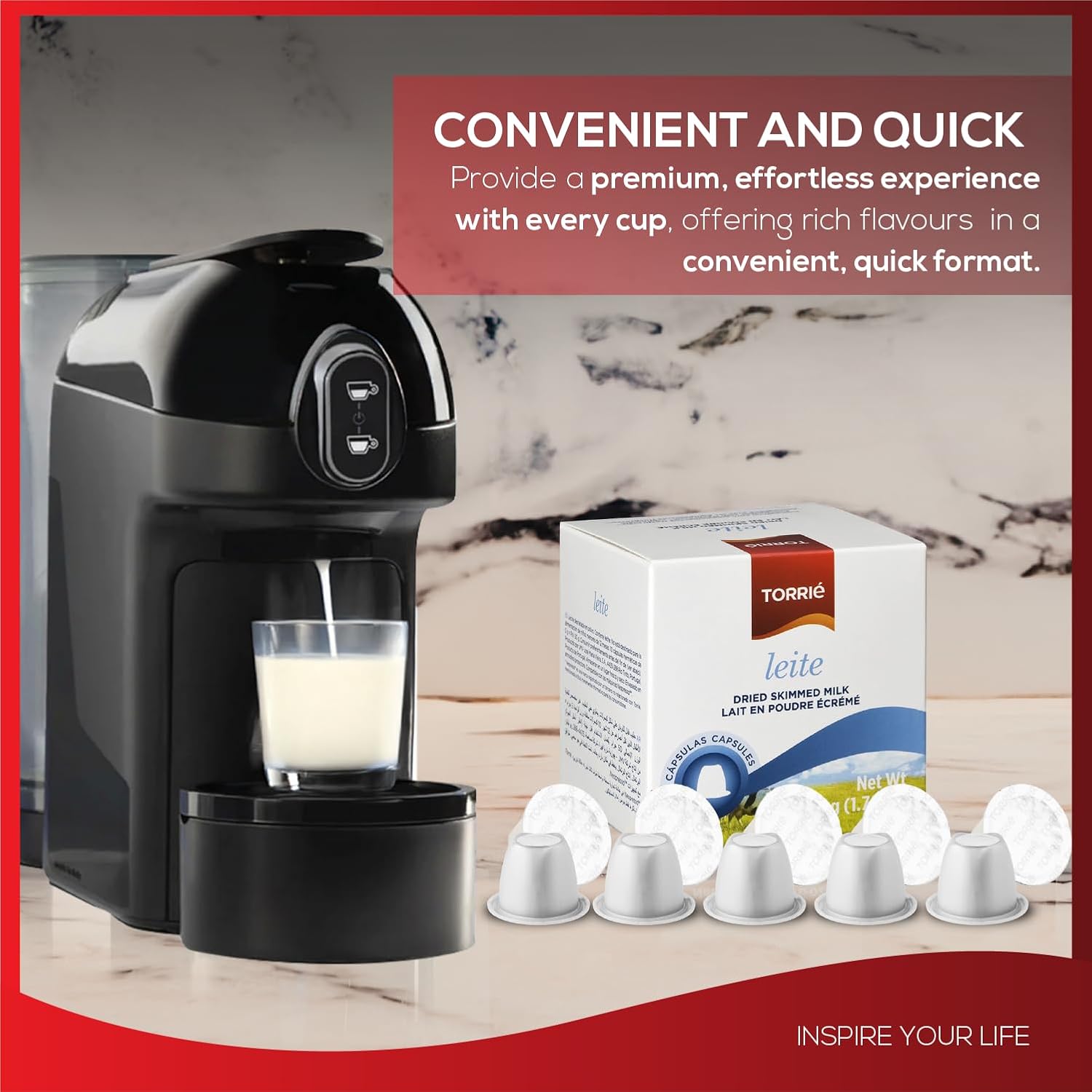 Skinny Milk Creamer Nespresso® Compatible Coffee Machine Pods