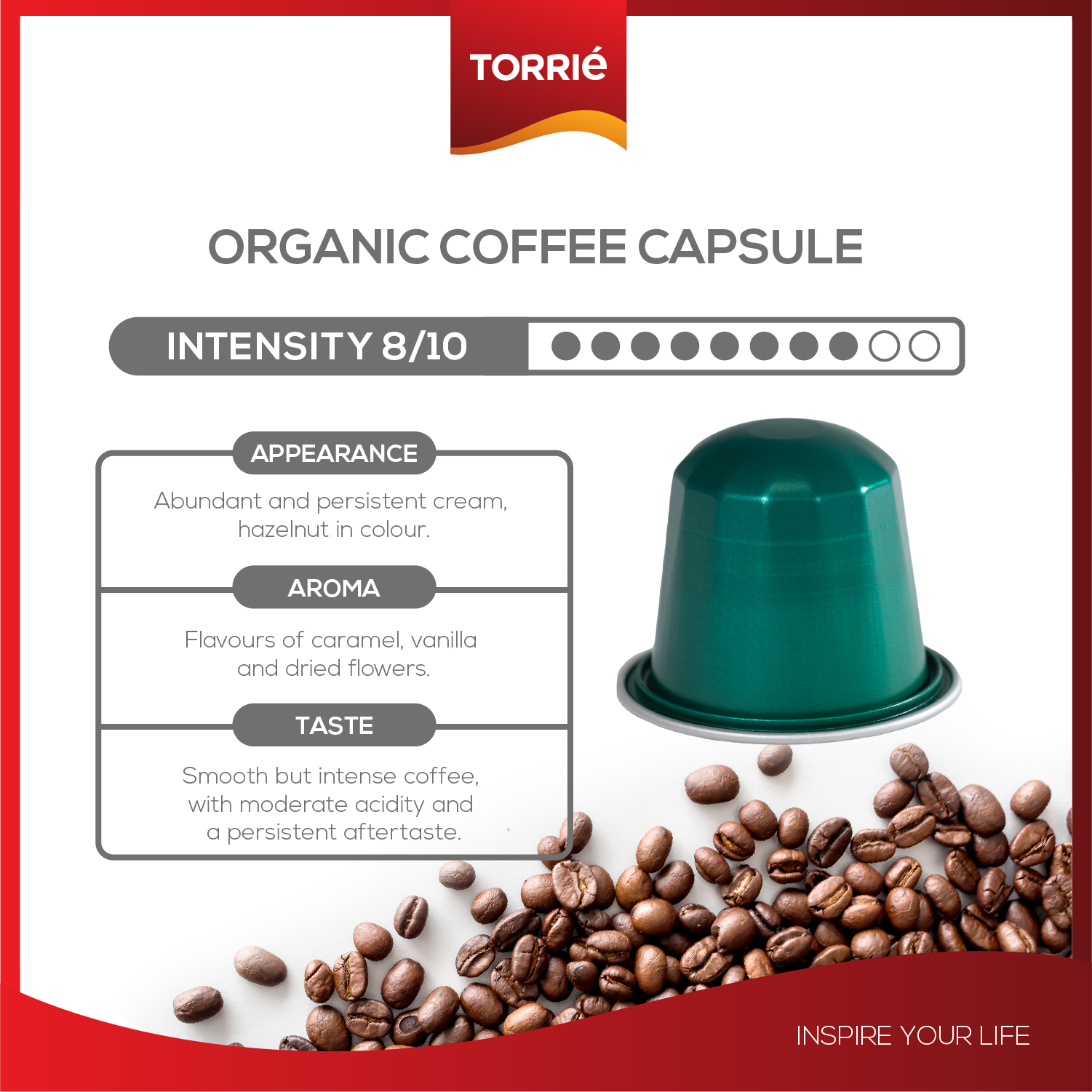 Organic Aluminium Nespresso® Compatible Coffee Pods