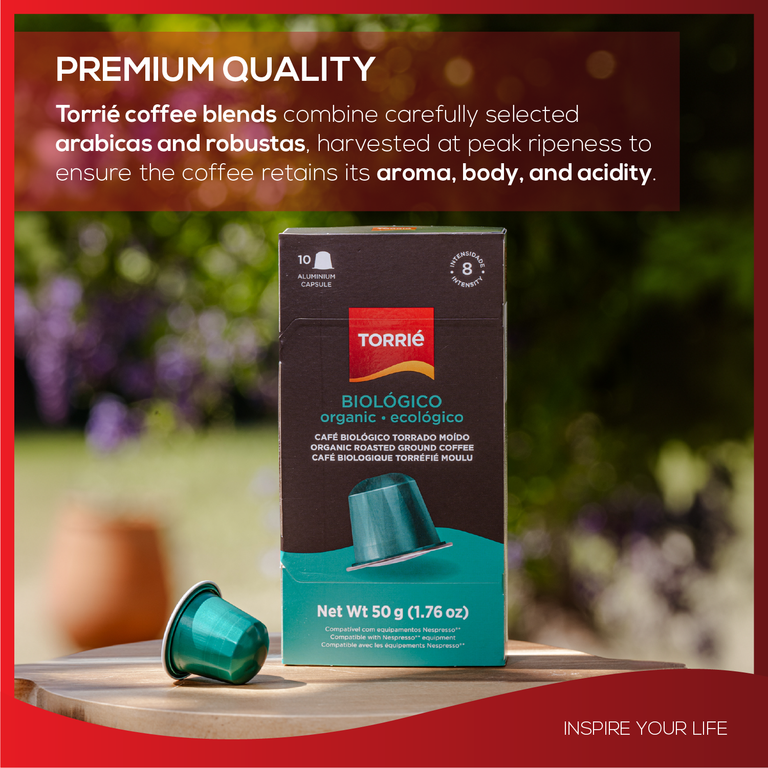 Organic Aluminium Nespresso® Compatible Coffee Pods