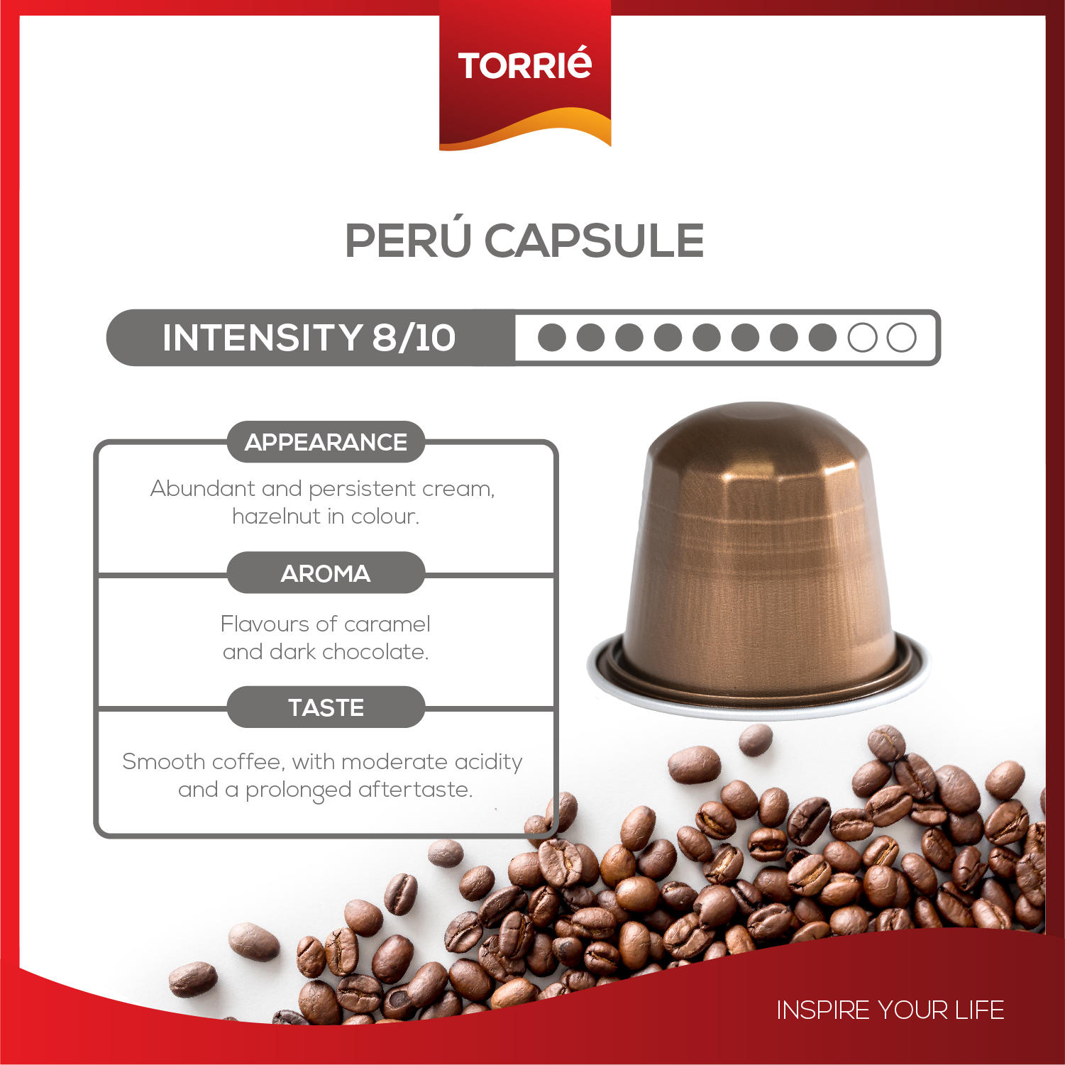 Peru Aluminium Nespresso® Compatible Coffee Pods
