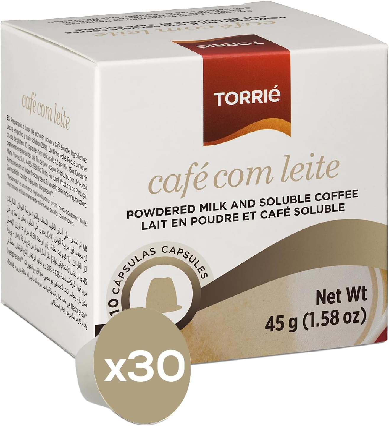 Instant with Milk Nespresso® Compatible Coffee Pods