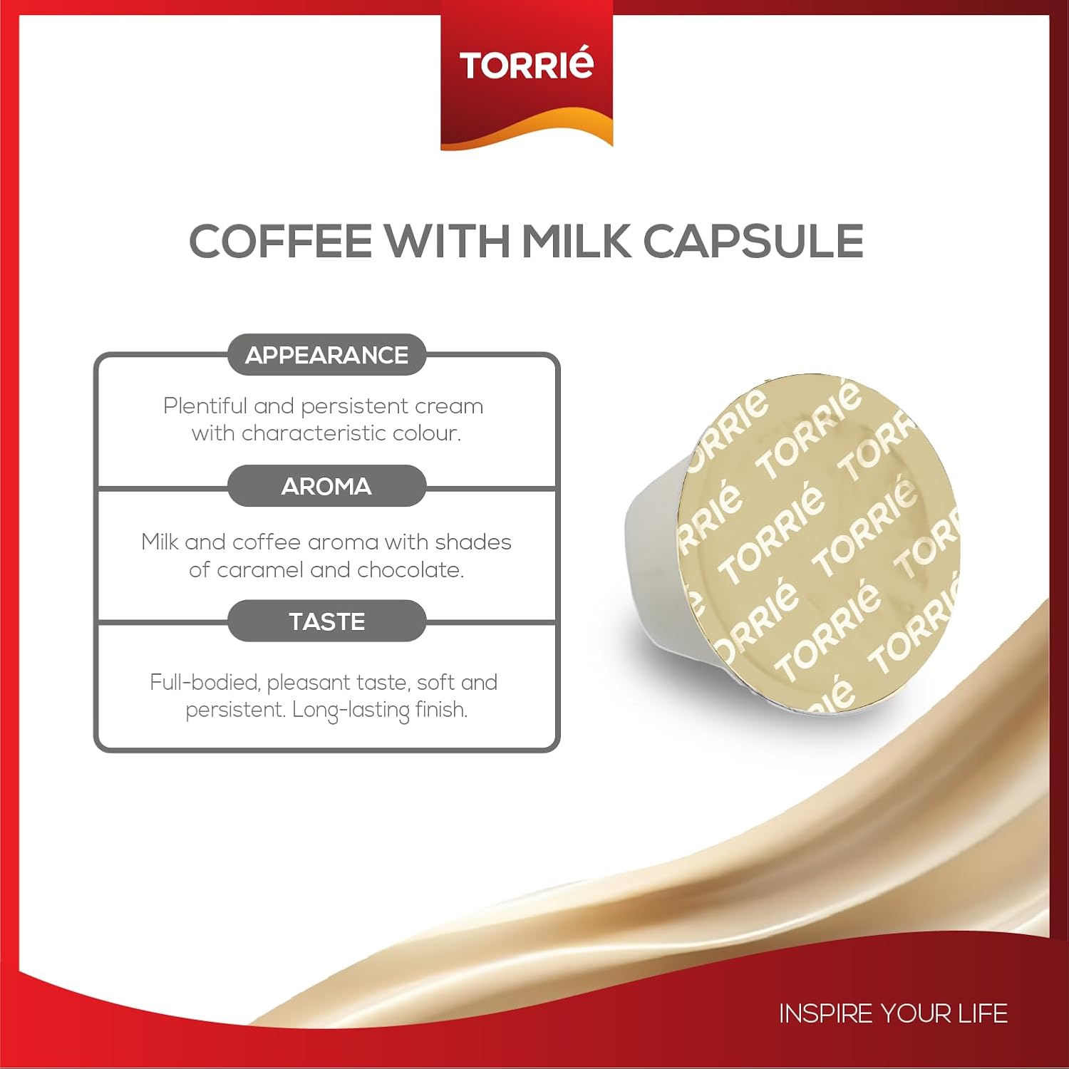 Instant with Milk Nespresso® Compatible Coffee Pods