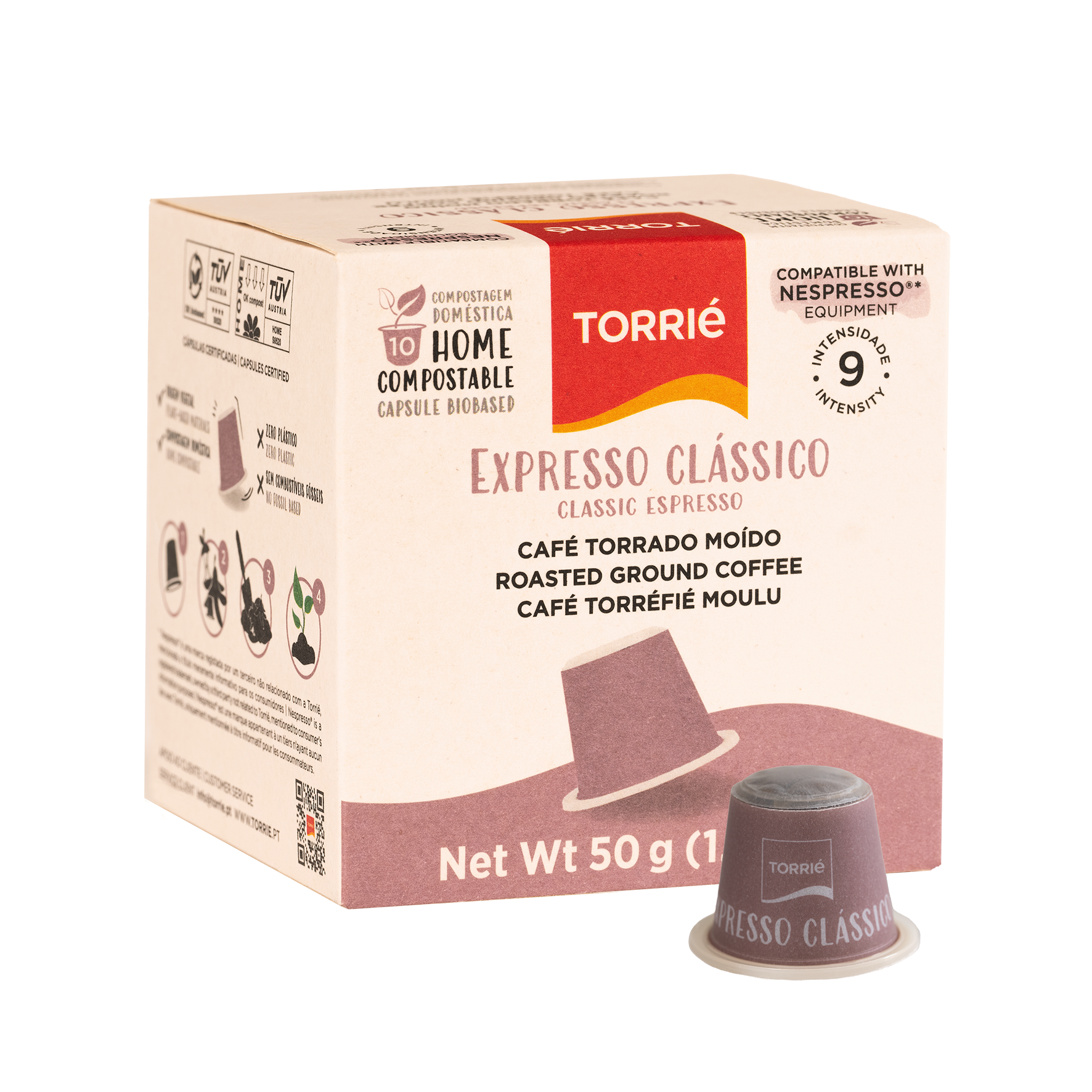 Home Compostable - Classic Taste - Nespresso® Compatible Biodegradable Coffee Pods